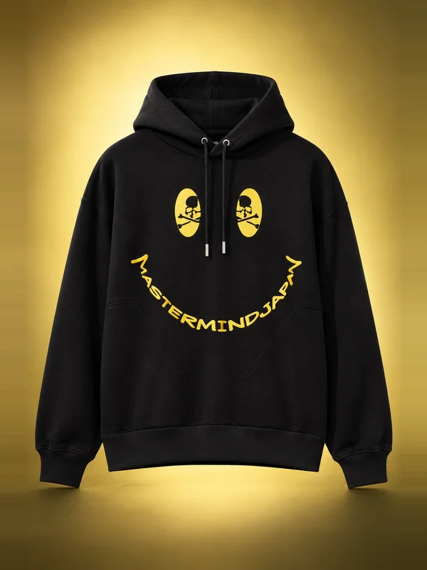 mastermind JAPAN Black Smily Hoodie