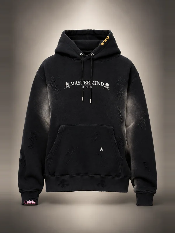 MASTERMIND WORLD Black OG Vintage Hoodie