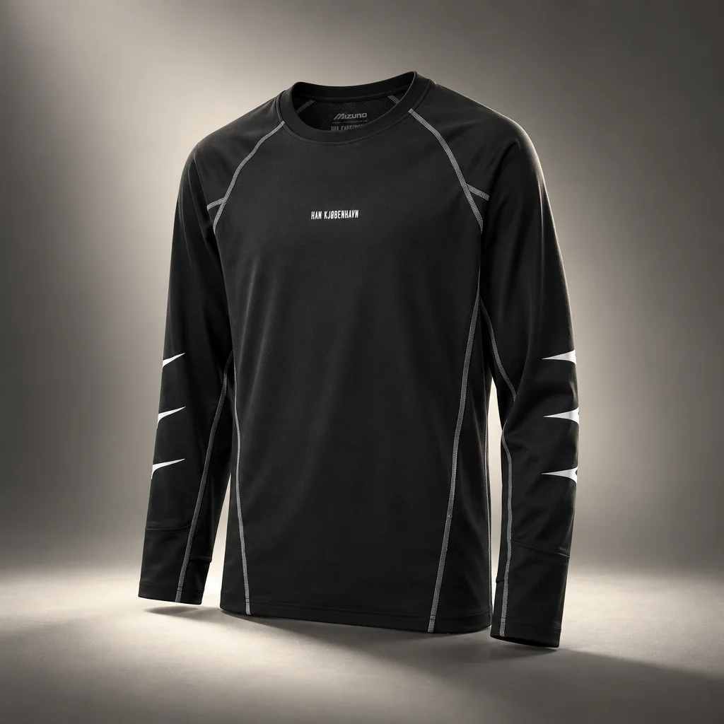 Mizuno x Han Kjobenhavn Long Sleeve T-Shirt - Black