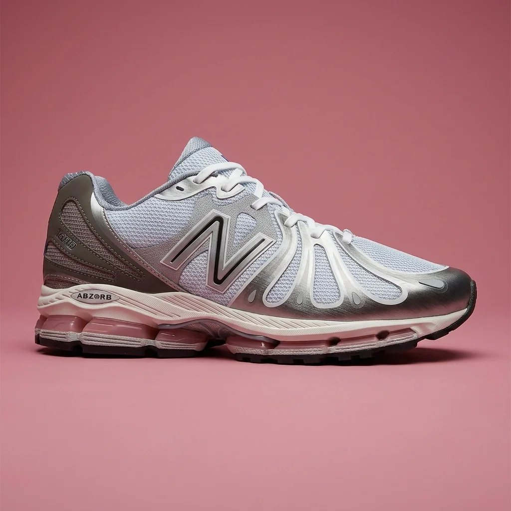 New Balance 1890 Dark Silver Metallic / White