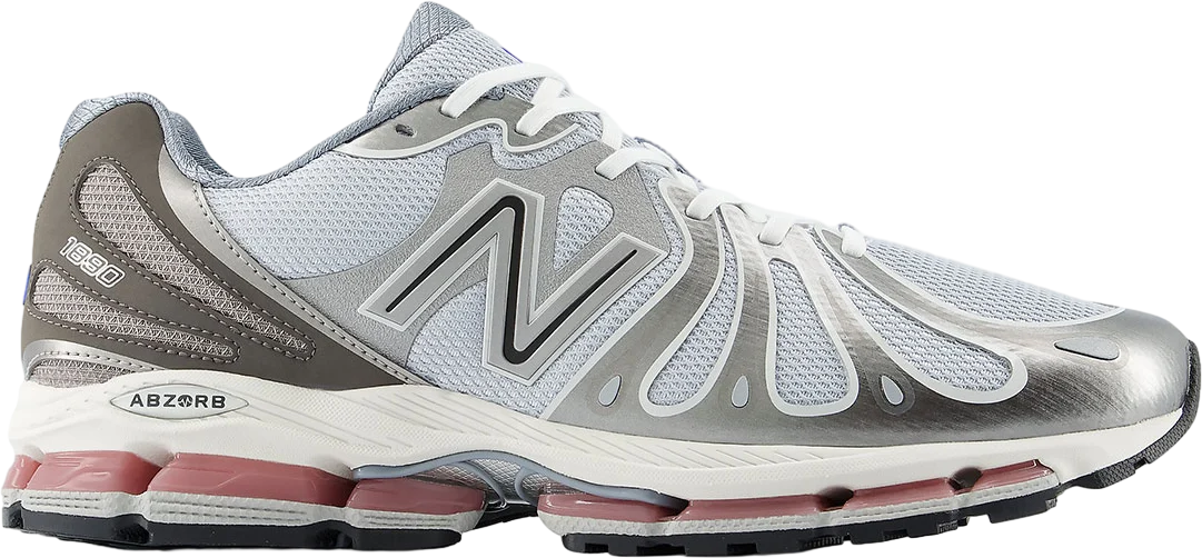New Balance 1890 Dark Silver Metallic / White