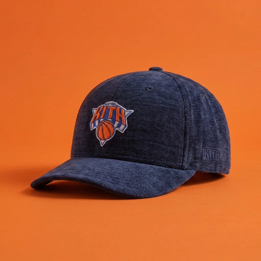 Kith & New Era for the New York Knicks Chenille 59FIFTY Low Profile Fitted Cap - Nocturnal