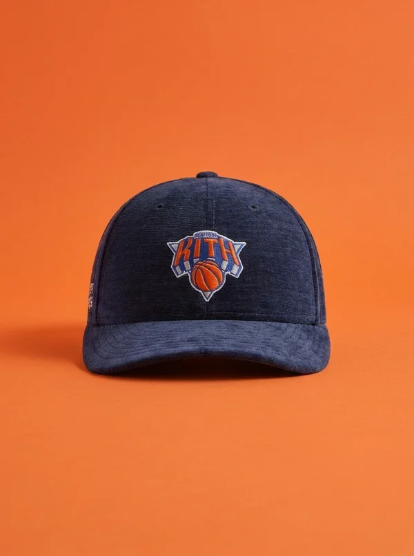 Kith & New Era for the New York Knicks Chenille 59FIFTY Low Profile Fitted Cap - Nocturnal