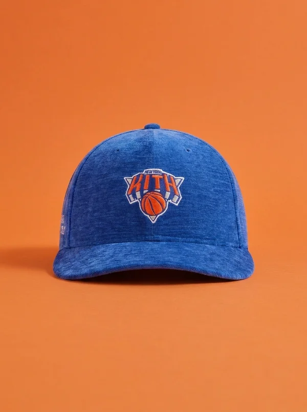 Kith & New Era for the New York Knicks Chenille 59FIFTY Low Profile Fitted Cap - Royal