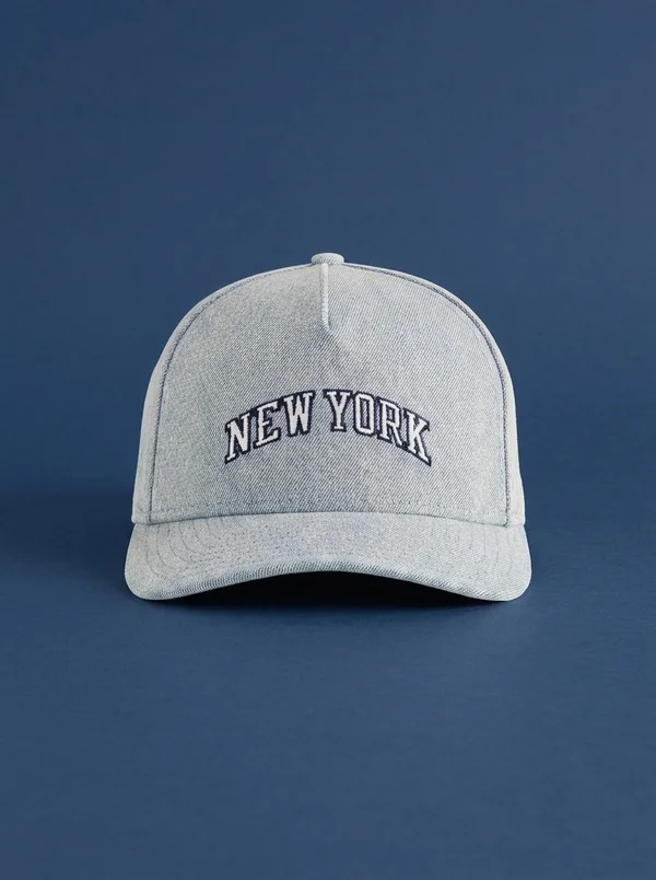 Kith & New Era for the New York Knicks Denim 9Forty M Crown Snapback - Mid Indigo