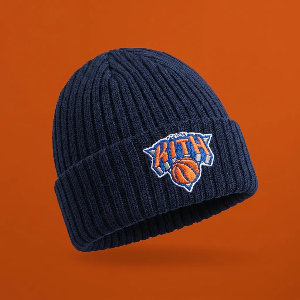 Kith & New Era for the New York Knicks Knit Beanie - Nocturnal