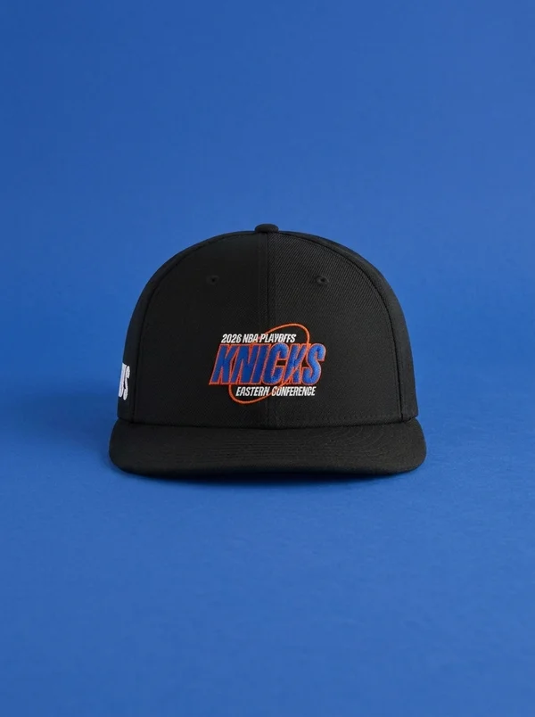 Kith & New Era for the New York Knicks Playoffs Premium Wool 59Fifty Low Profile Cap - Black