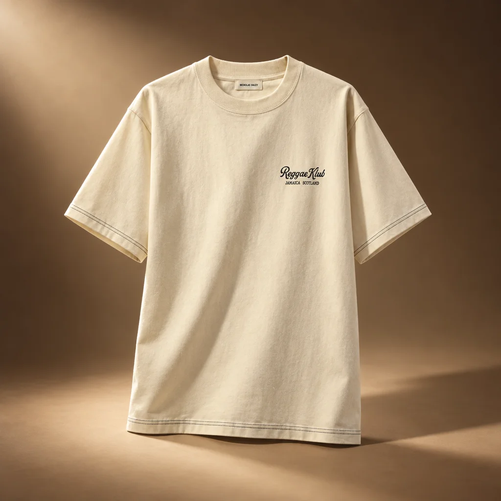 Nicholas Daley Lion Tee - Rice White
