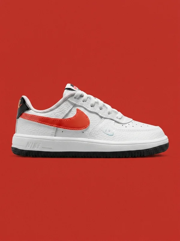Nike AF 1 Low White/Flash Crimson/Hydrogen Blue