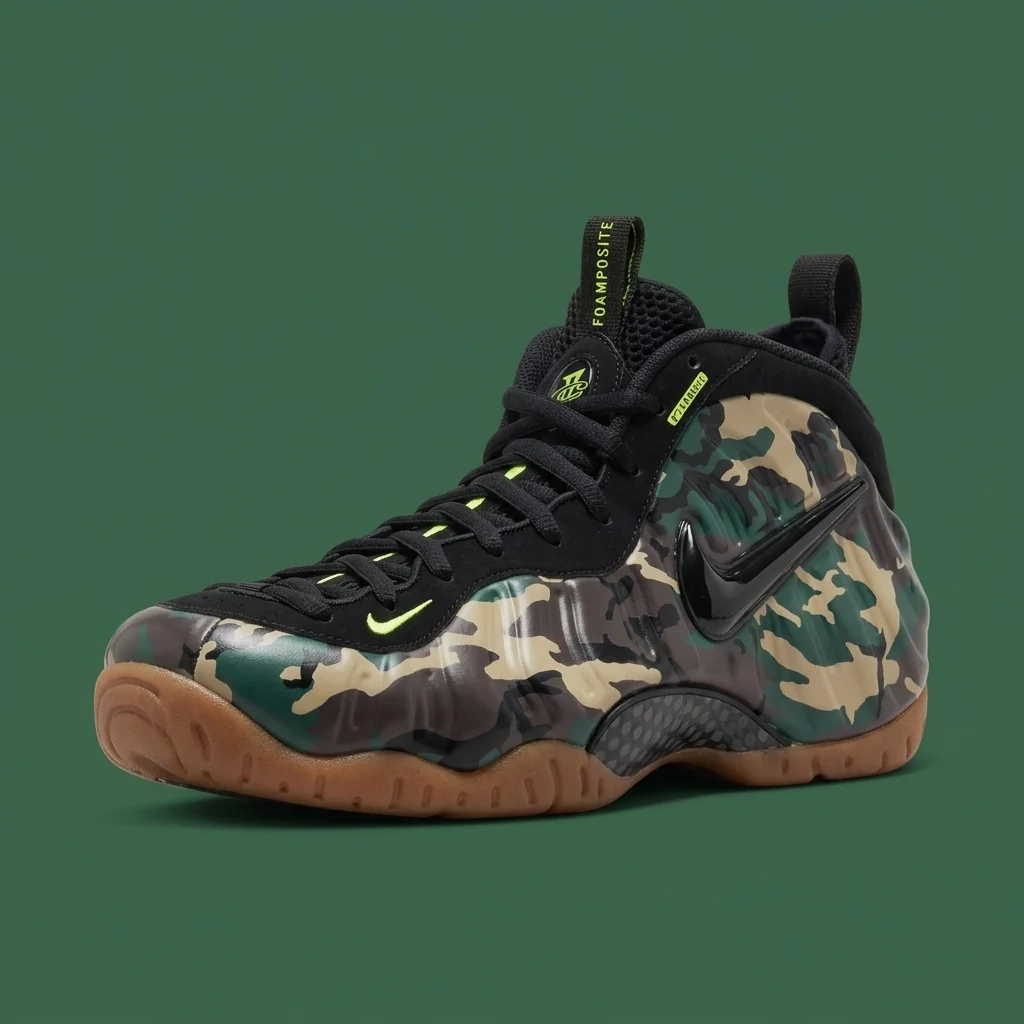 Nike Air Foamposite Pro Green Camo