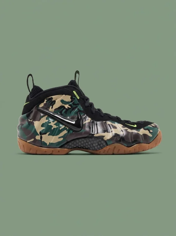 Nike Air Foamposite Pro Green Camo