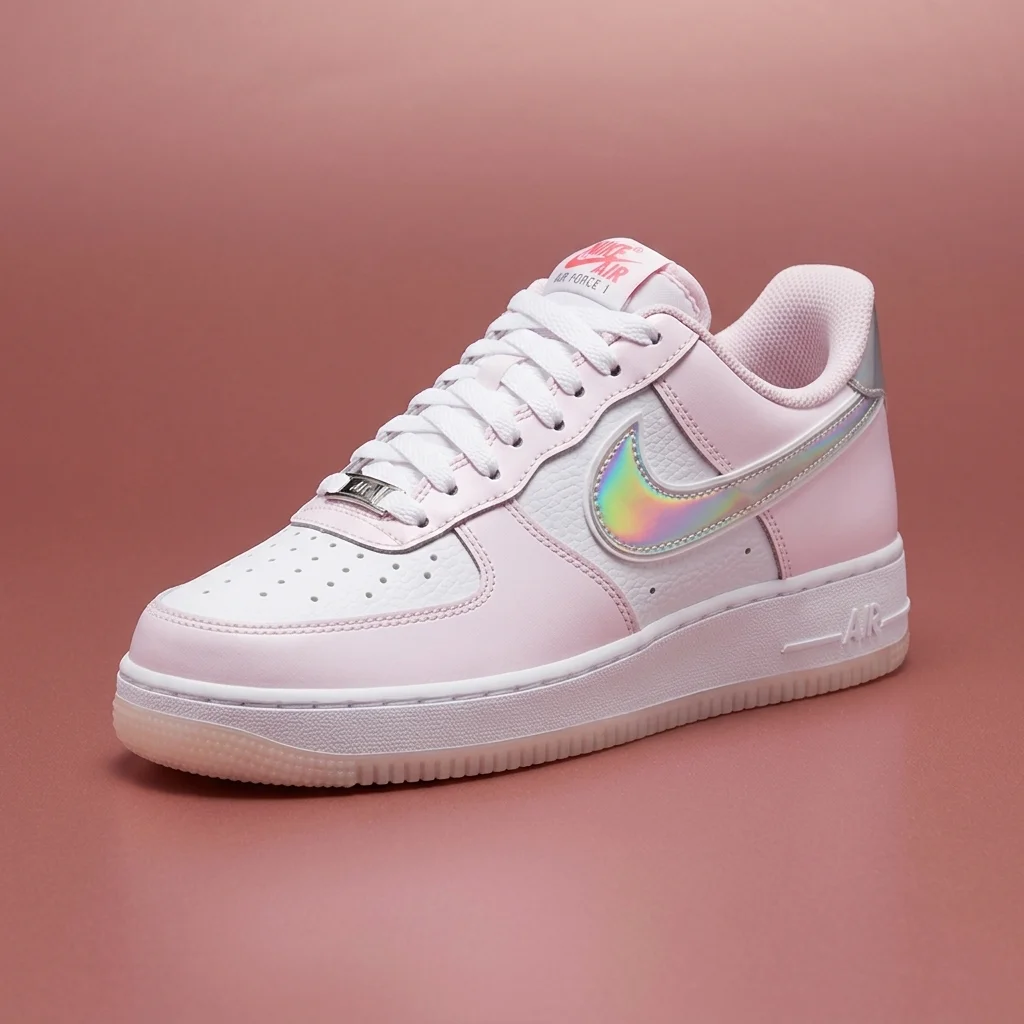 Nike Air Force 1 '07 White/Pink/Silver