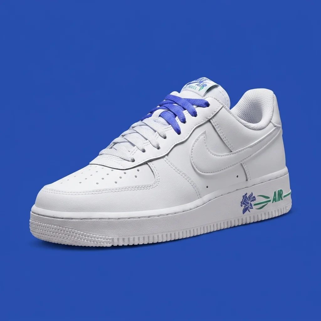 Nike Air Force 1 Low WMNS White / Persian Violet