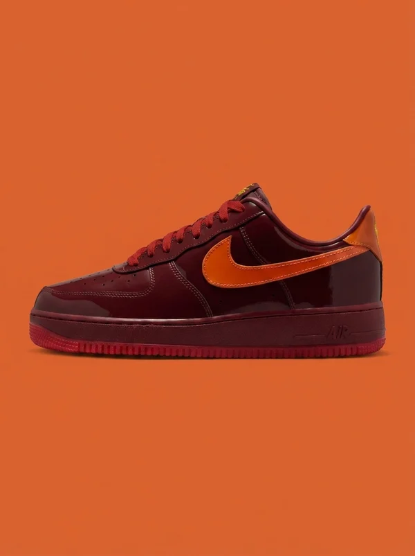 Nike Air Force 1 Patent “Dark Team Red”