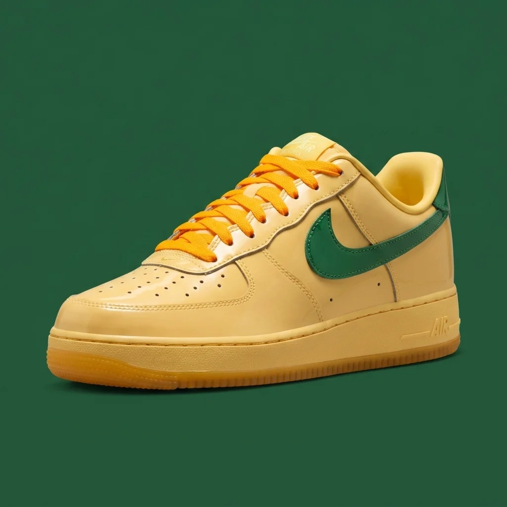 Nike Air Force 1 Patent “Topaz Gold”