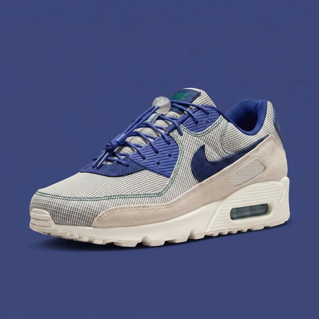 Nike Air Max 90 Coconut Milk and Deep Royal Blue