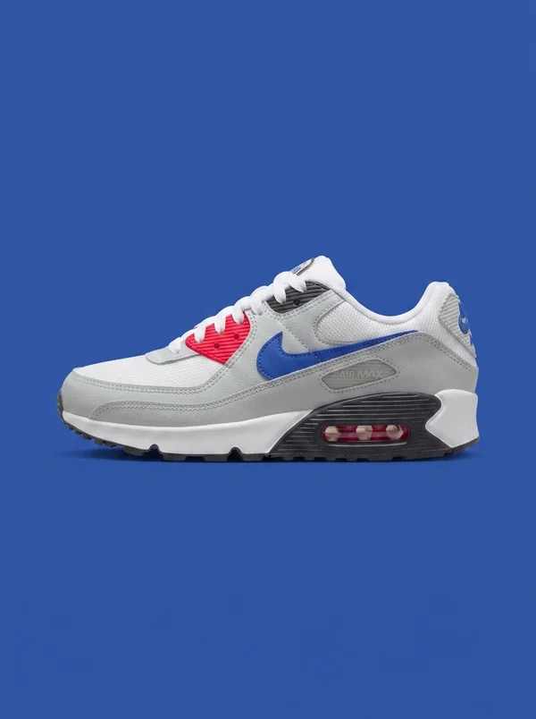 Nike Air Max 90 Mesh SE WC White/Photon Dust/Bright Crimson