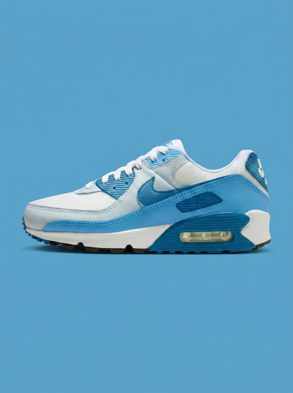 Nike Air Max 90 White / Argon Blue