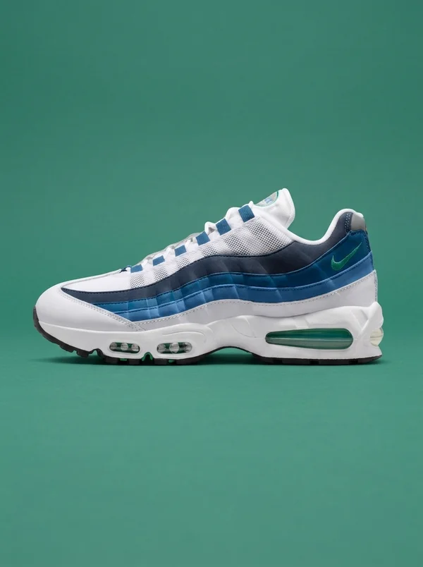 Nike Air Max 95 Big Bubble Lake Blue and French Blue