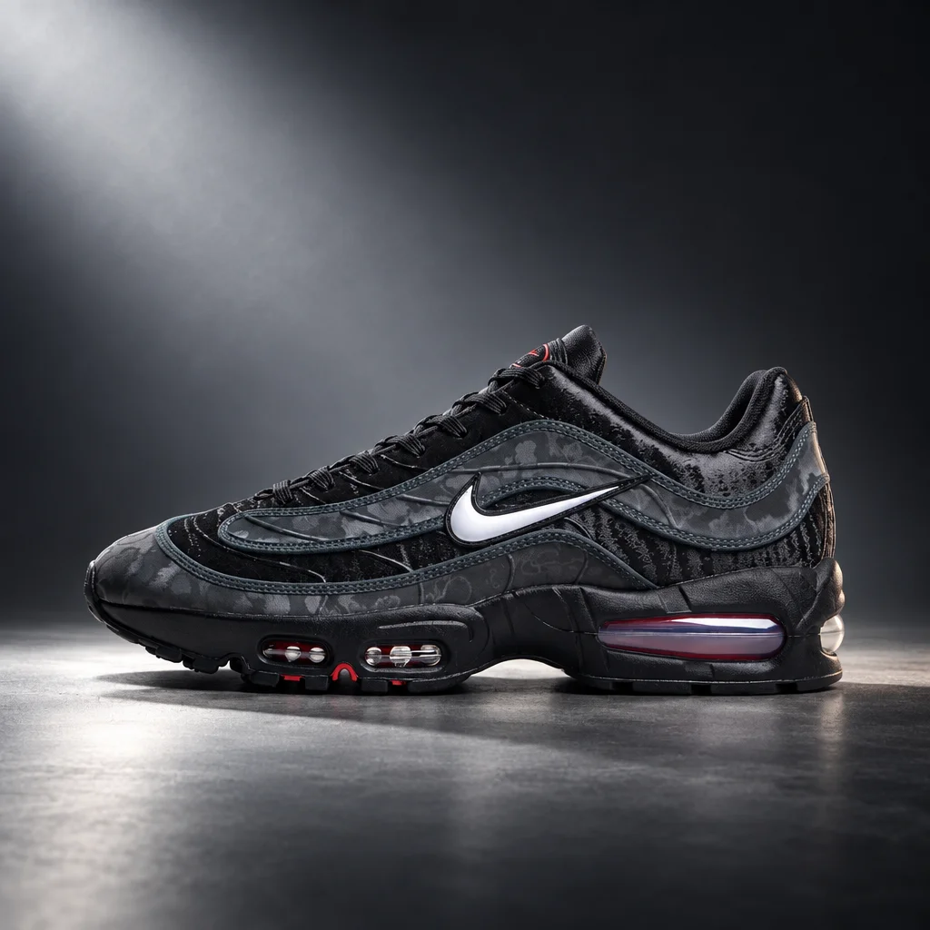 Nike Air Max Joga Bonito Sneaker Black, White, University Red & Dark Smoke Grey