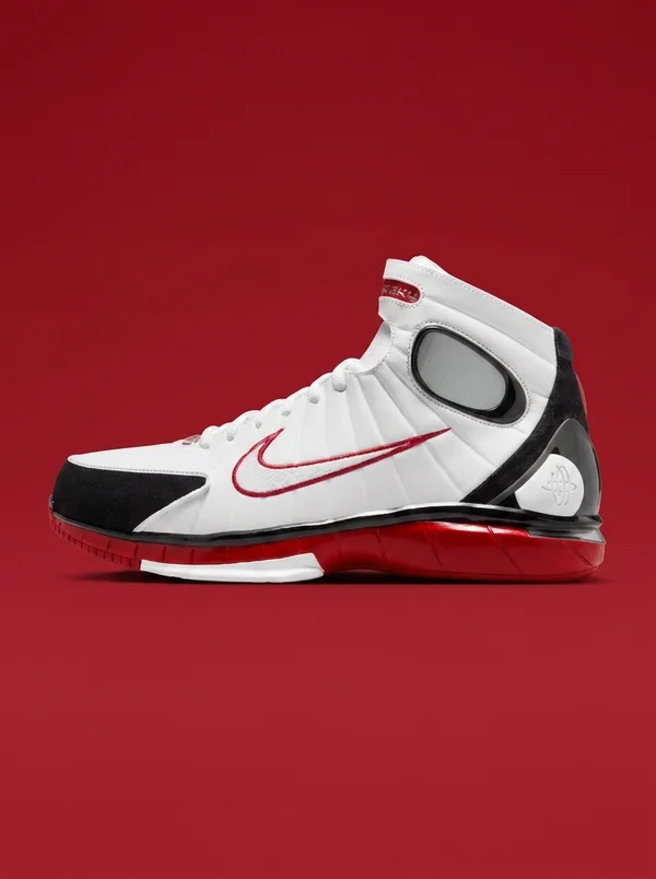 Nike Zoom Huarache 2K4 White Varsity Red Black