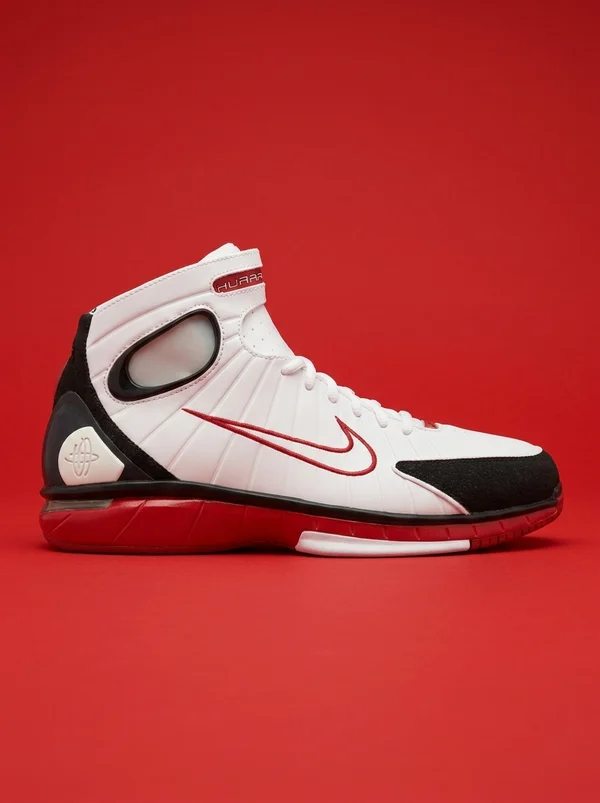 Nike Air Zoom Huarache 2K4 White Varsity Red Black