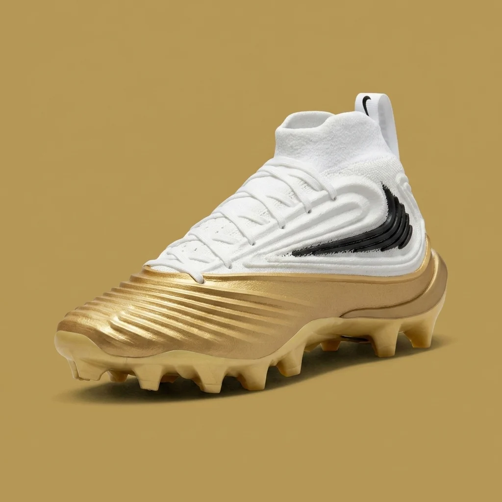 Nike Alpha Menace 5 Elite White Metallic Gold