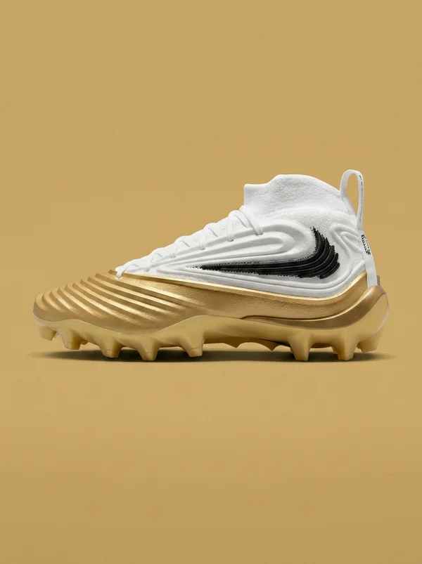Nike Alpha Menace 5 Elite White Metallic Gold