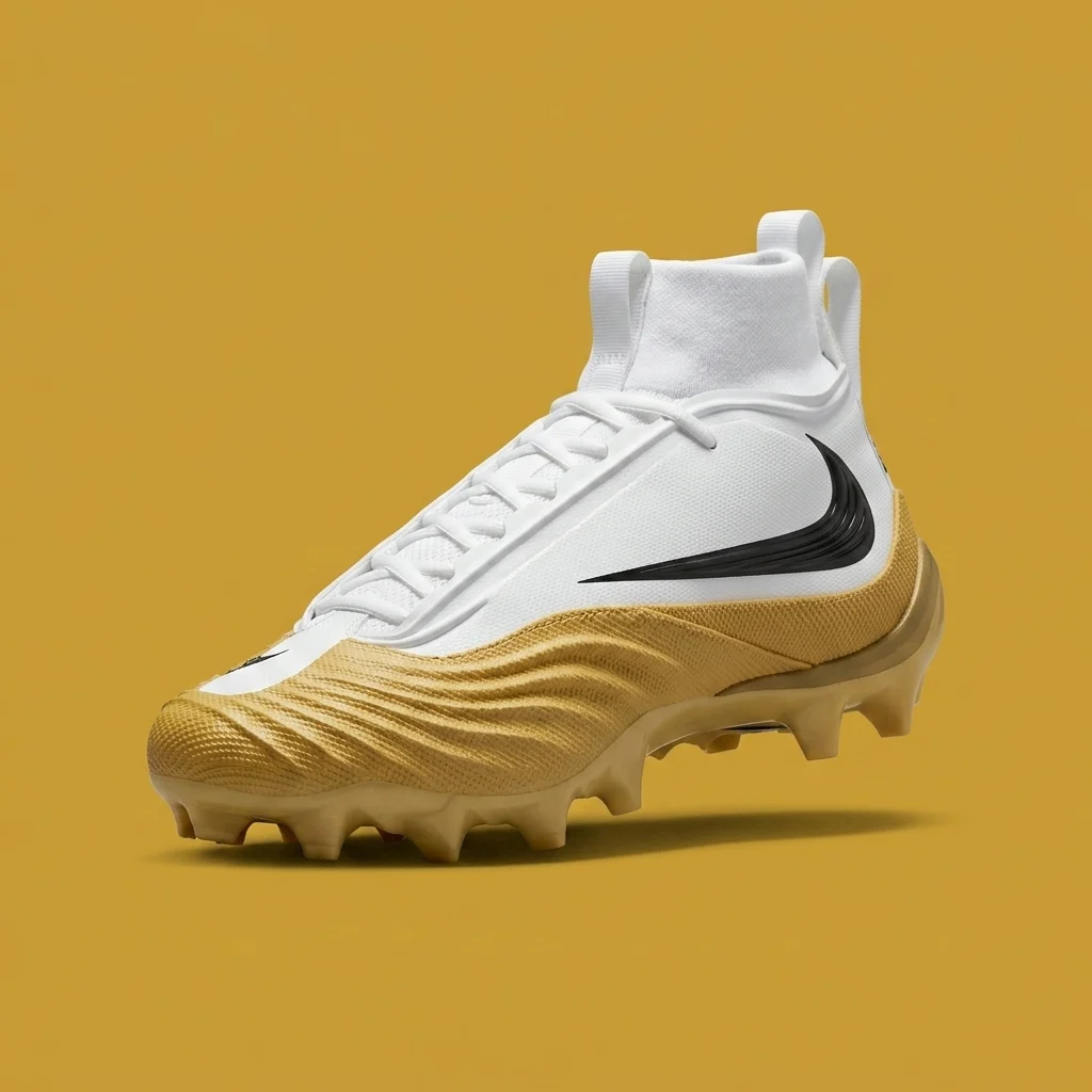 Nike Alpha Menace 5 Pro White Metallic Gold