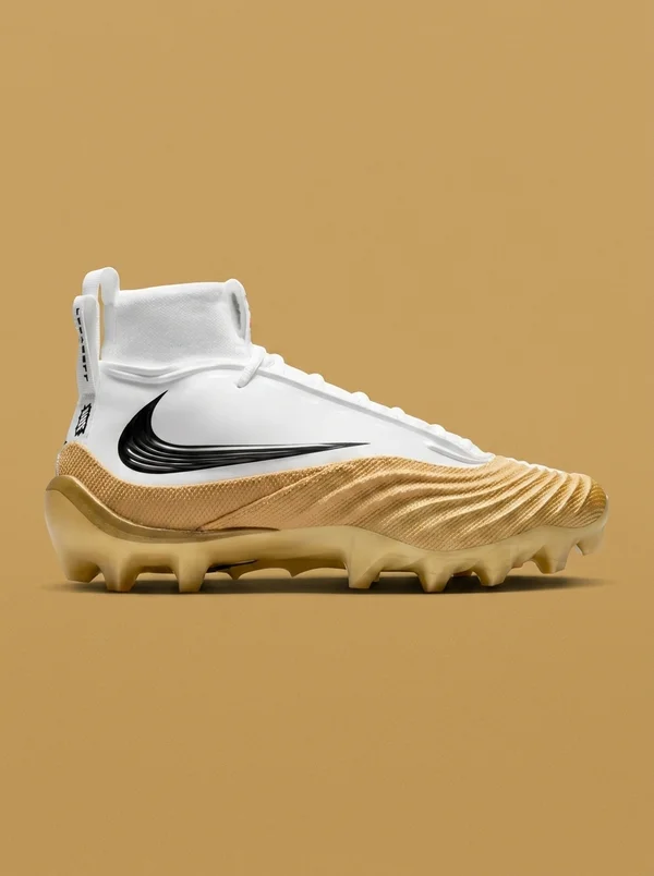 Nike Alpha Menace 5 Pro White Metallic Gold