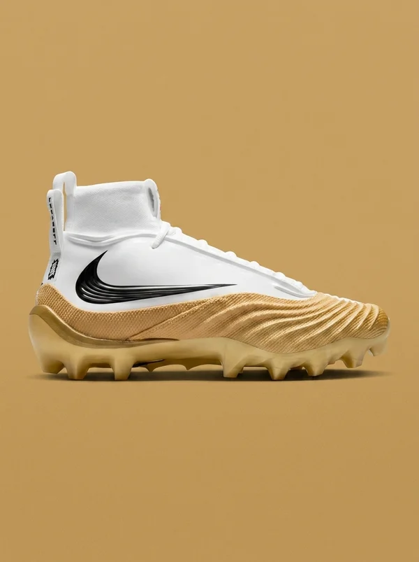 Nike Alpha Menace 5 Pro White Metallic Gold