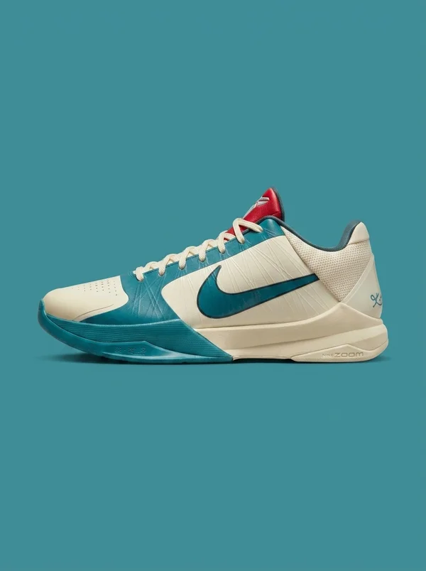 Caitlin Clark Nike Kobe 5 Protro Coconut Milk Bright Spruce