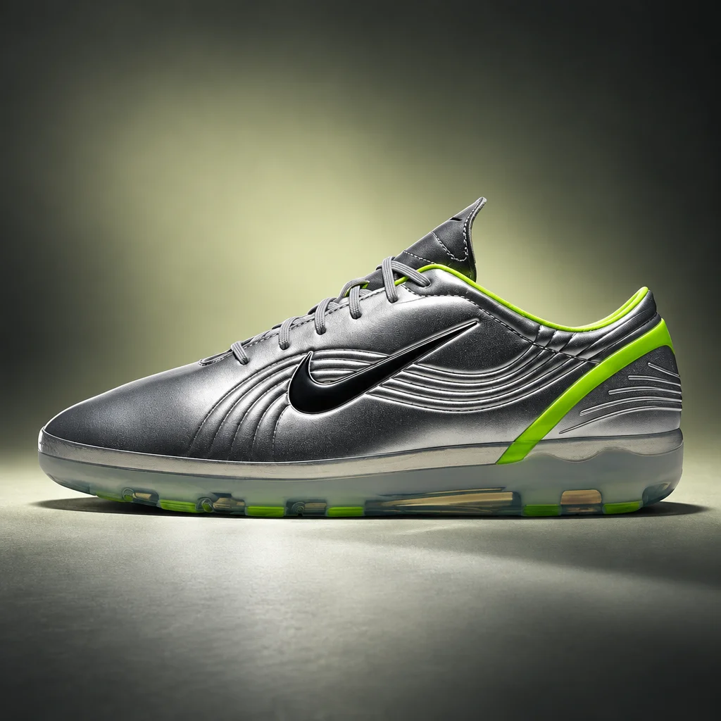 Nike Cryoshot Mercurial Chrome '02 OG Chrome and Hot Lime