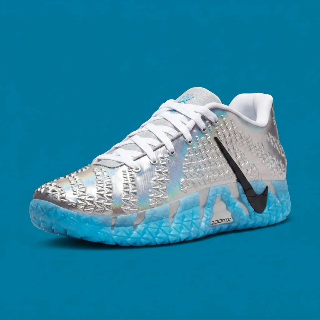 Jurassic Park Nike Ja 3 Metallic Silver