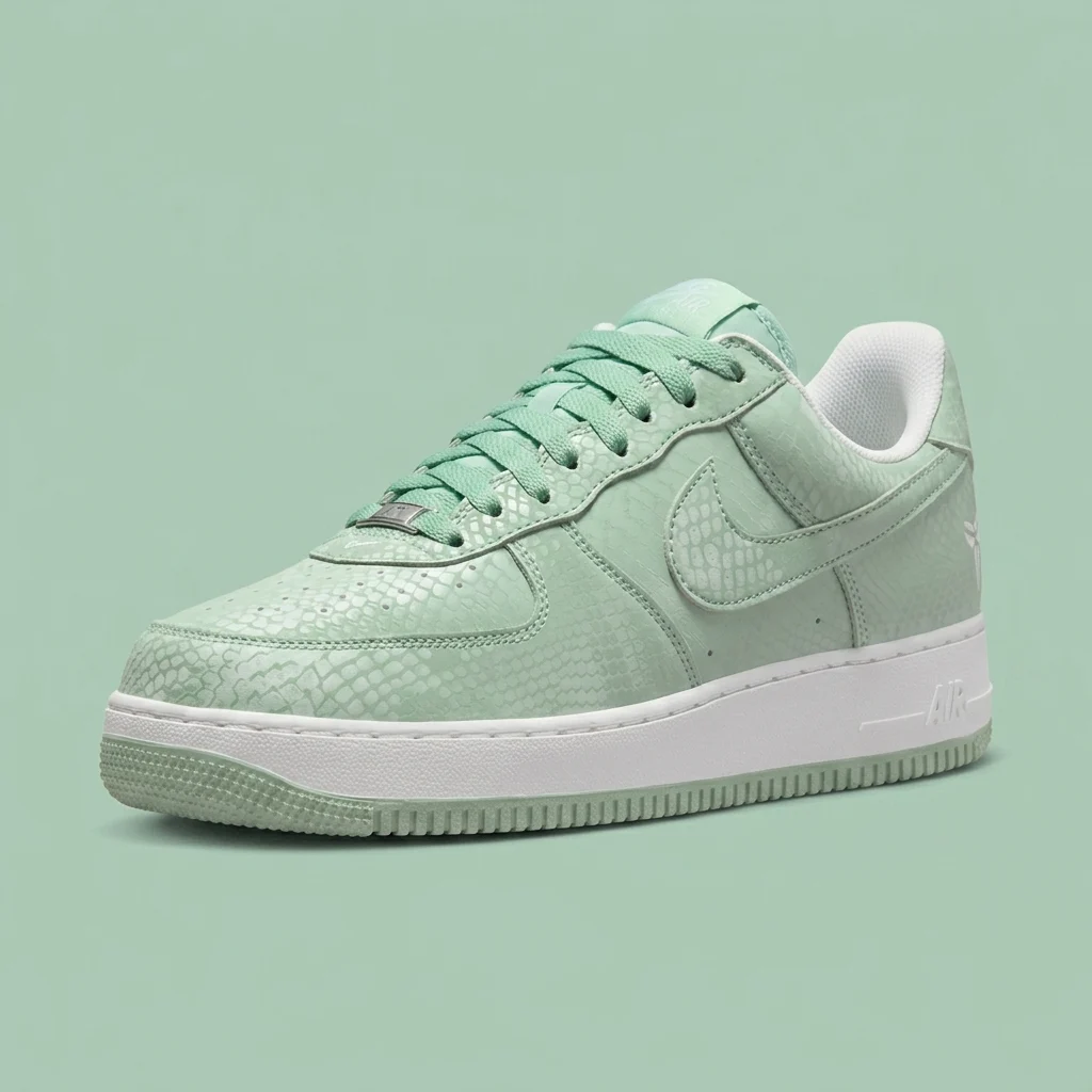 Nike Kobe Air Force 1 Low Steam Green White