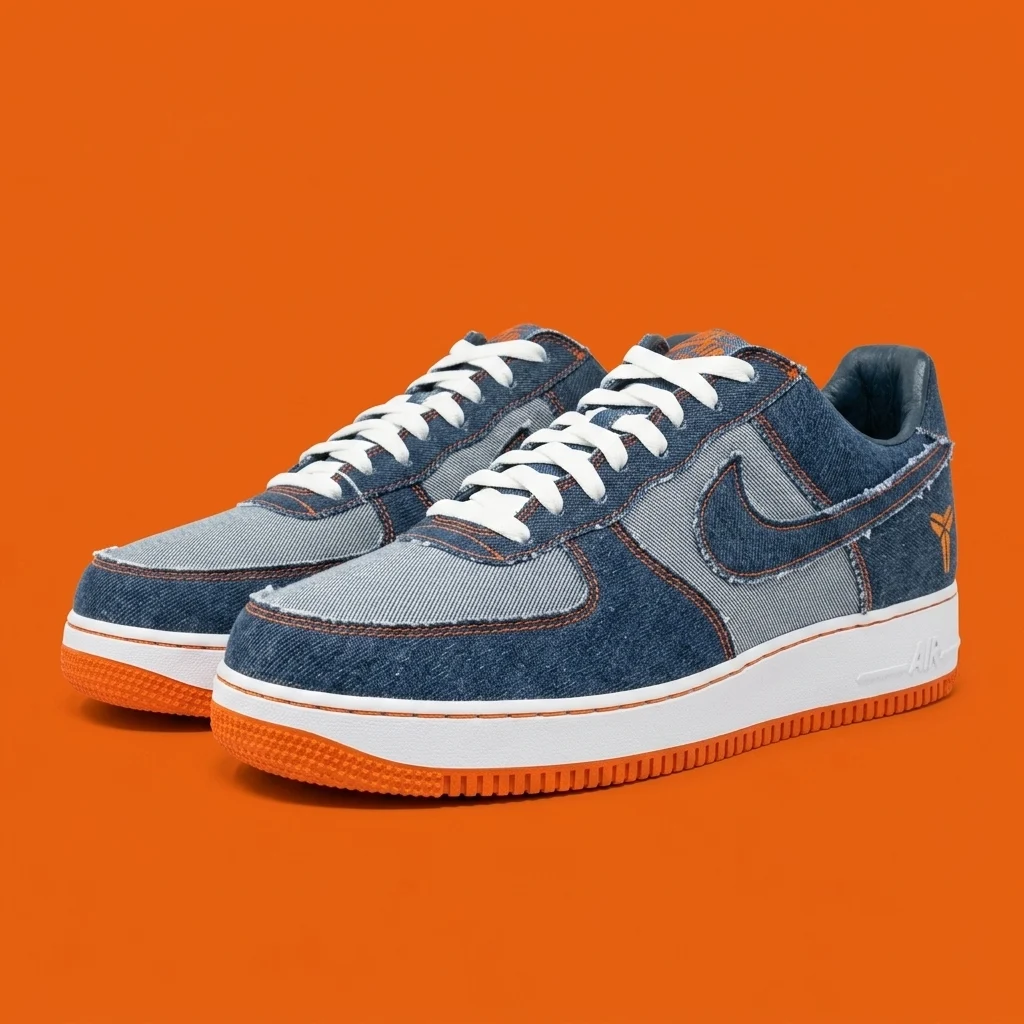 Kobe Bryant Nike Air Force 1 Low Protro Denim