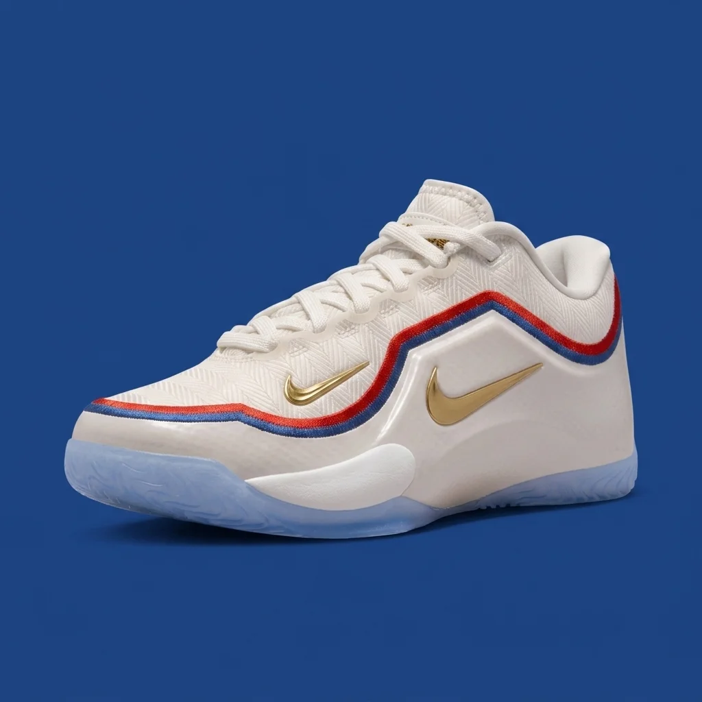 Nike LeBron XXIII Grade School White/Gold/Red