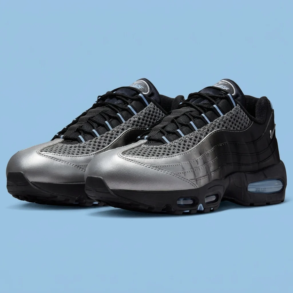 Palace Nike Air Max 95 Black / Silver / Blue