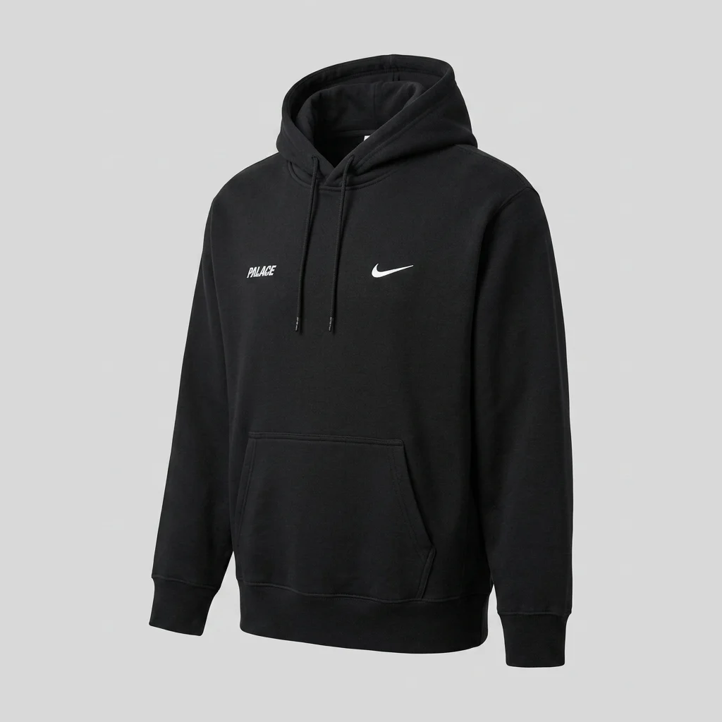 Palace Nike Font Swoosh Hood Black