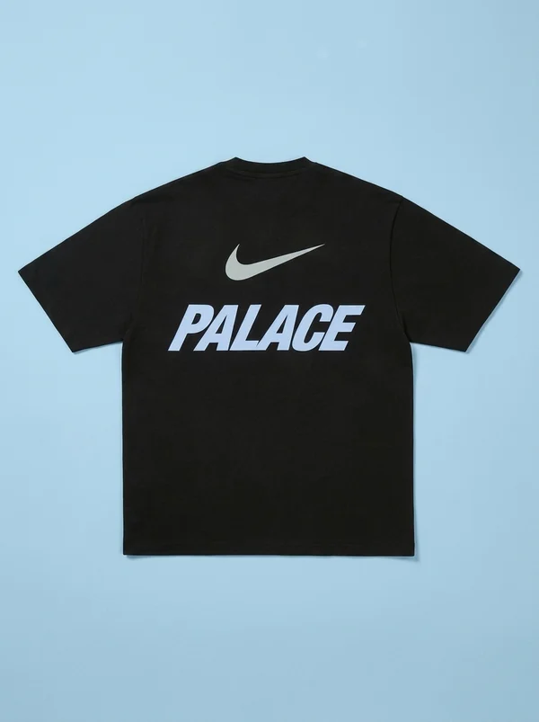 Palace Nike Font Swoosh T-Shirt Black