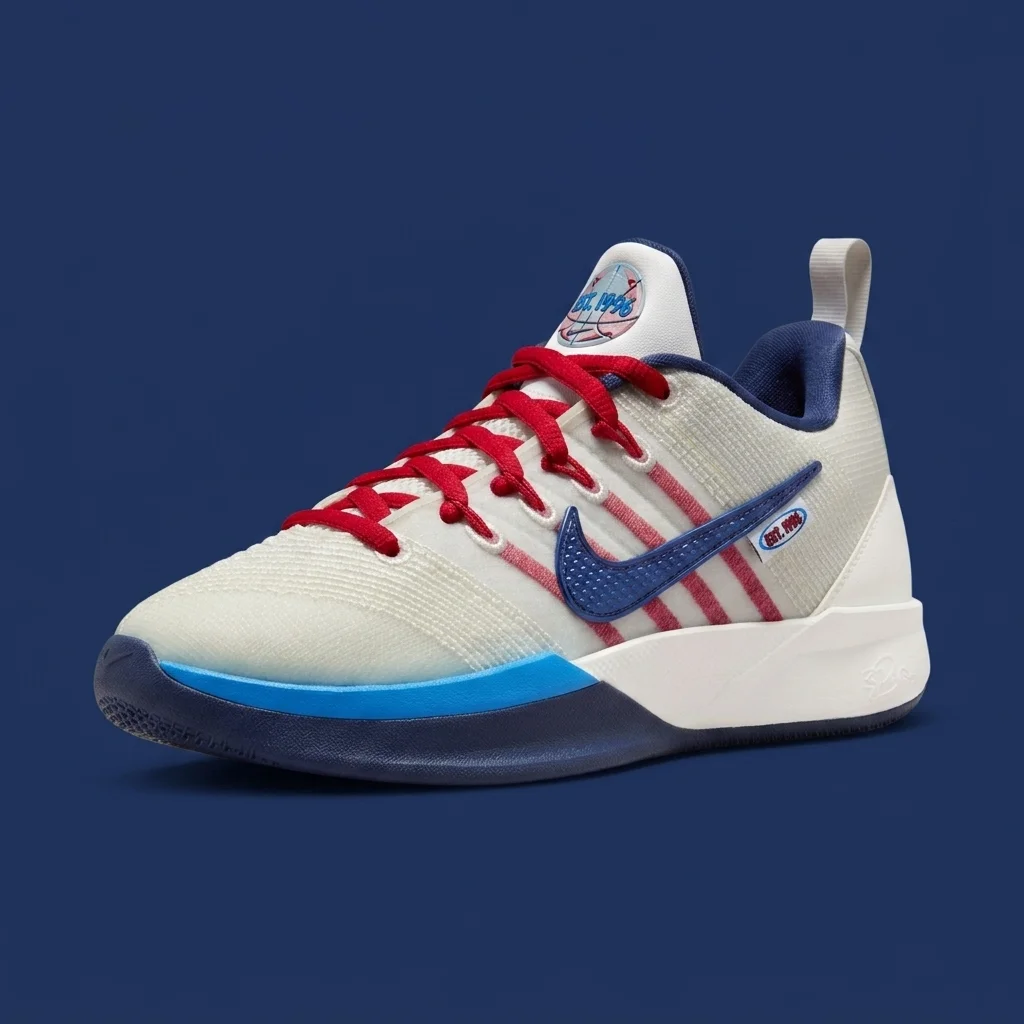 Nike Sabrina Sail/Midnight Navy/Atom Red