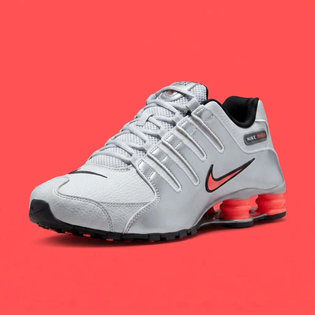 Nike Shox NZ Gray/Red/Silver