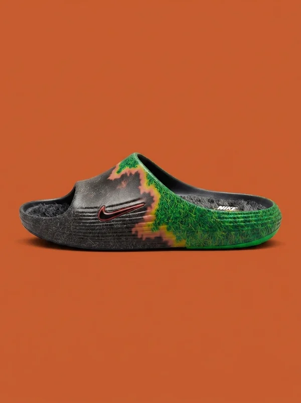 .SWOOSH x Nike ReactX Rejuven8 Slide "Patched Grass"