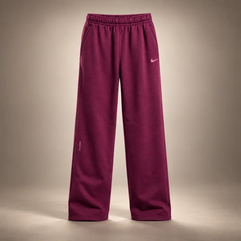 Nike x Nocta Cardinal Stock Open Hem Sweat Pant - Bordeaux