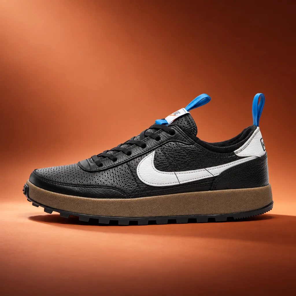 Nike x Tom Sachs General Purpose Sneaker - Black, White & Team Orange