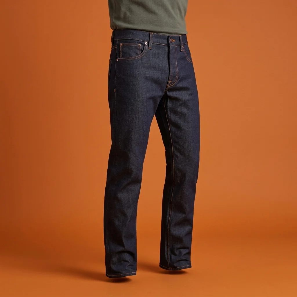 Nudie Jeans Navy Lean Dean Jeans