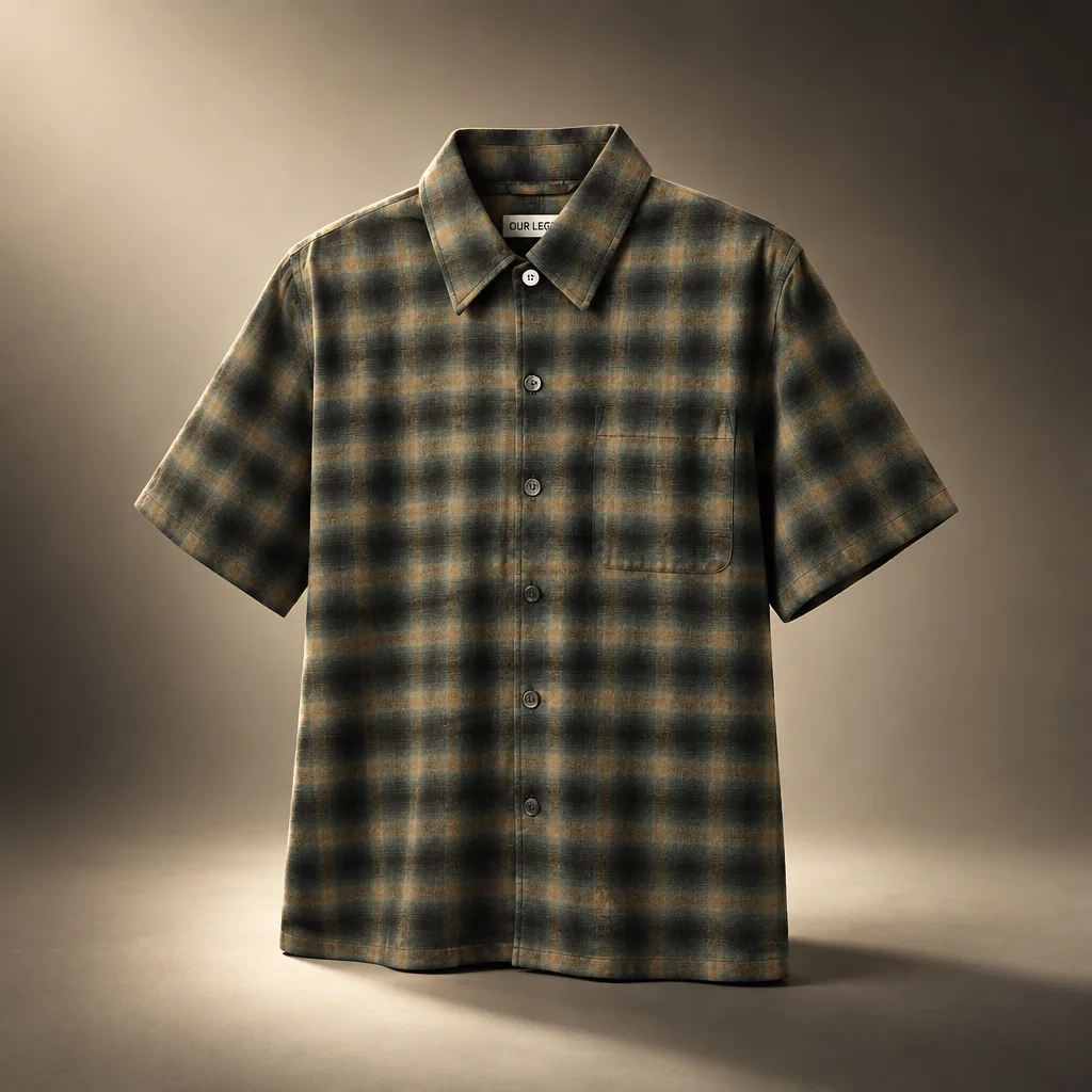 Our Legacy Every Short Sleeve Shirt - Yukon Check Woolton