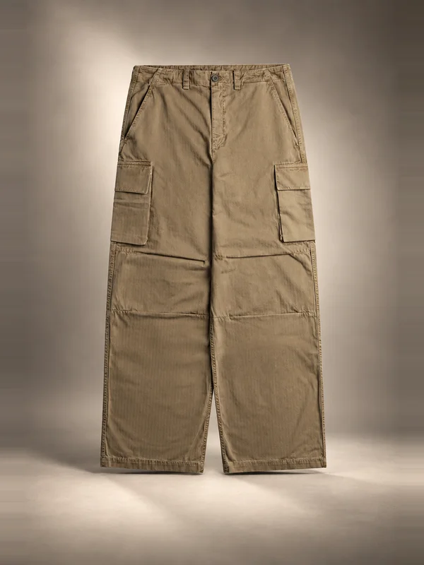 Our Legacy Mount Cargo Pant - Uniform Olive Herringbone