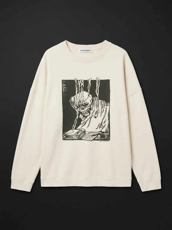 Our Legacy Slack Sweatshirt - Angry Fan Mail Print