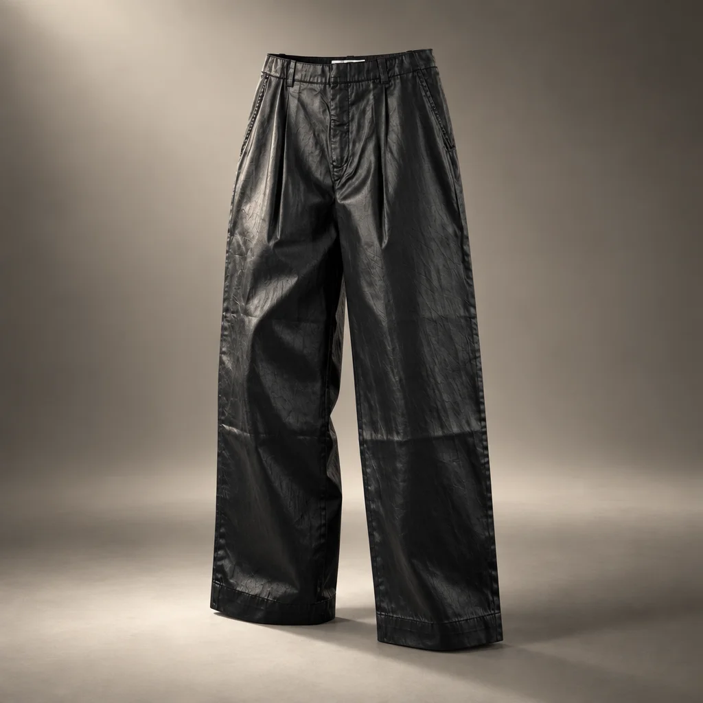 Our Legacy Still Chino Pant - Lacquer Black Mirror Tencel